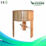 Lightingbird Tripod Room Decoration Wood Table Lamp for Reading (LBMT-YTTX)