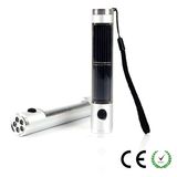 5 LED Solar LED Torch Aluminum Rechargeable Flashlight Glare