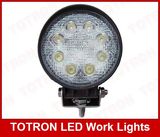 24V 12V 24W Round LED Work Light