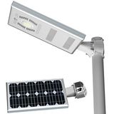 All in One Solar Street Light Flood Light with Lithium Battery, PIR Motion Sensor