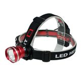 500lumens CREE T6 LED Zoomable Aluminum Head Lamp (LA1208)