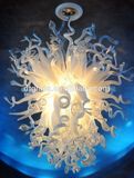 LED Light Source Modern Blown Glass Art Chandelier