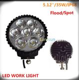 Round 35W 9-32V Portable SUV/ATV LED Offroad/Work Light