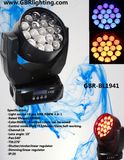 19PCS LED Moving Head Light (zoom)