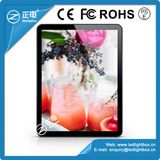 Rounded Corner Tablet Design Magnetic Slim LED Light Box LED Display Panel