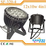 Outdoor PAR Light RGBW 4in1 12X10W LED PAR 64