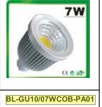 7W Dimmable GU10 COB LED Spotlight