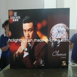 LED Lighted Advertising Sign Slim Aluminum Lighting Frame Bordless Light Box