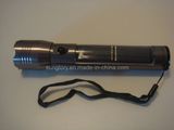 Aluminum Rechargeable Flashlight with Solar Energy (HSX-FLU01)