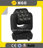 9PCS 12W 3X3 LED Matrix Moving Head Light