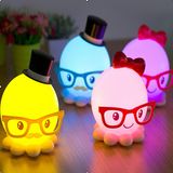 Rechargeable Color Changing Octopus LED Table Night Lamp