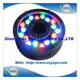 Yaye Hot Sell 18W RGB LED Underwater Light/18W RGB LED Fountain Light/18W RGB LED Pool Light IP68