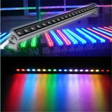 24PCS 1W Ultra Thin RGB LED Wall Washer with Single Row