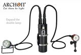 Archon 4000 Lumen Aluminum Alloy Canister CREE Scuba LED Diving Flashlight