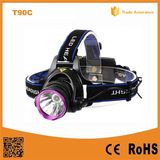 2X 18650 Rechargeable CREE Xm-L T6 LED Headlamp (POPPAS- T90C)