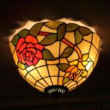 Italian Style Cheap Tiffany Ceiling Lamp with Europe Style for Hotel (XC12017)