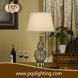 Smoked Gary Parlor Glass Table Lamp