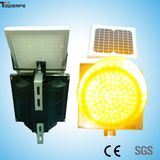 LED Amber Solar Flashing Light