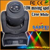 10W Mini LED Moving Head Spot Light