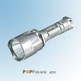 350lumens CREE T6 LED Rechargeable Tactical LED Flashlight (POPPAS-C11)