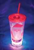 Plastic Cup Mug with Straw LED Tumbler (PT1649L)