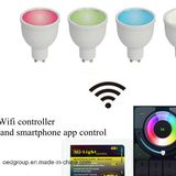 4W GU10 LED RGB WiFi Spot Light /Smart LED Bulb