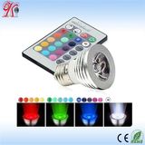 Dimmable MR16 GU10 E27 3W 5W RGB LED Spotlight