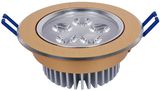 5W High Power Drawing Gold Nature White LED Ceiling Light