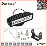 Waterproof IP67 Spot 6.3 Inch 18W LED Work Light