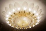 Hot Sale Customized Handblown Pure White Crysal Ceiling Lamp