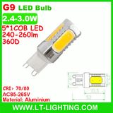 New Item G9 LED Bulb 3W, COB LED Chip (LT-G9P20)