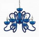 Blue Glass Chandelier (HBC-9101)