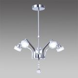 Crystal Glass Iron LED Ceiling Light