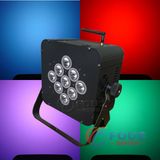 9PCS 3W Tri-Color Wireless Battery LED Slim PAR / LED Stage PAR / LED Flat PAR (FS-P5002)