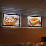 LED Acrylic Aluminum Frame Cake Advertising Light Box