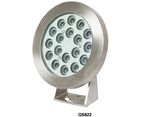 18W IP68 LED Underwater Light with Stainless Steel Fixture