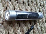 5 LED Economical Aviation Aluminum Alloy Solar Flashlight (JX-SF009-2)