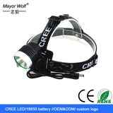 Multipurpose Long Light Range Rechargeable Bike LED Headlight with Xml-T6 LED