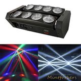 White 8*10W Lumin LED Moving Beam Light/LED Stage Light