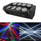 White 8*10W Lumin LED Moving Beam Light/LED Stage Light