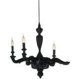 Artistic Black Burning Modern Chandelier (GD-9353-3)