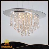 New Residential Chandelier Amber Crystal Light (9230-8B)