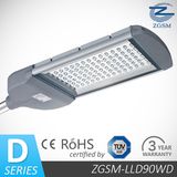 90W High Lumen Output LED Street Light with CE RoHS IP66