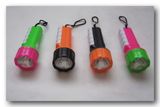 Plastic AA Battery Hight Power Flashlight (LED-1006)