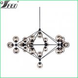 Fashionable Glass Jason Miller Modo LED Chandeliers Light