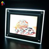 Slim Thin Crystal Light Box with LED Illuminated