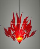 Red Decoration Glass Chandelier for Ceiling