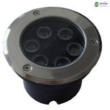 6W RGB LED Underground Light for Garden (EW-UR6W-RGB)