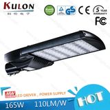 Energy Saving High Luminance 165W CE RoHS LED Street Light for Packing Lots