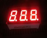 3-Digits 7-Segment Red LED Display